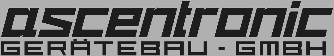 Beschreibung: ascentronic Logo grau